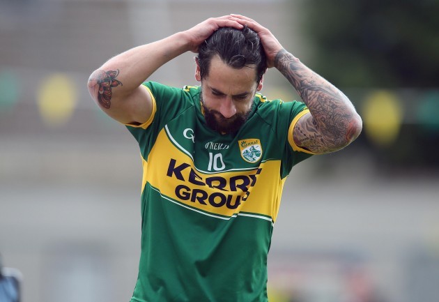 Paul Galvin reacts to a missed opportunity