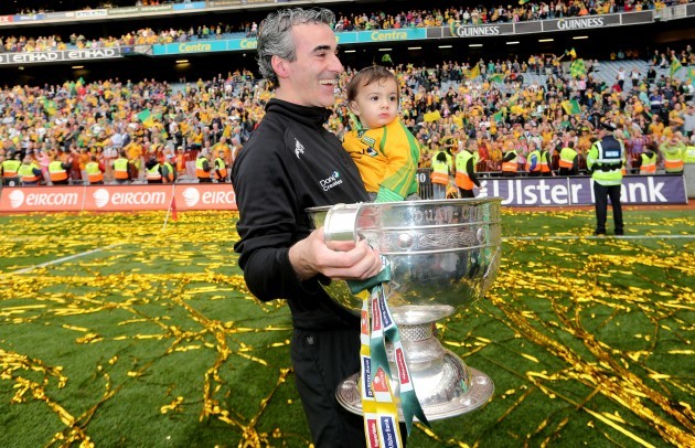 Jim McGuinness with his son Jim Jr