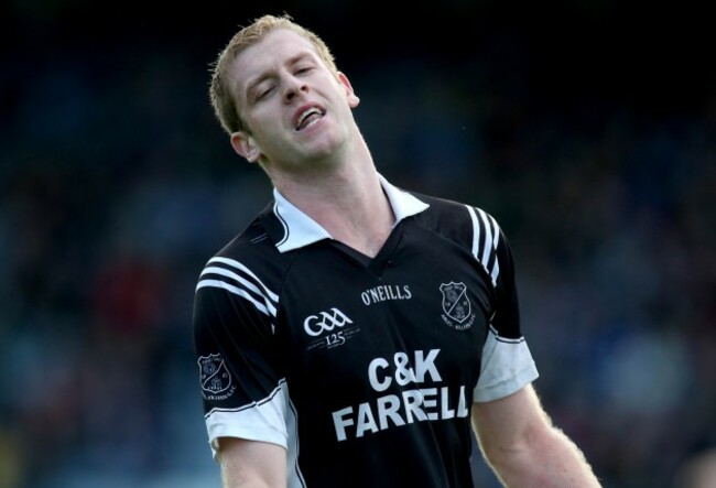 Donal Kingston reacts to a missed score