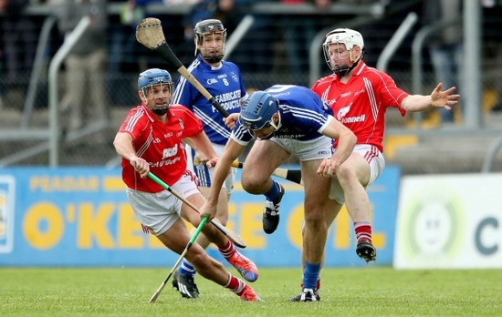 Gerard O’Grady and Alan Tuohy with Conor Ryan