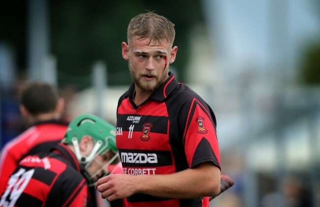 Barry O'Sullivan leaves the field with an injury