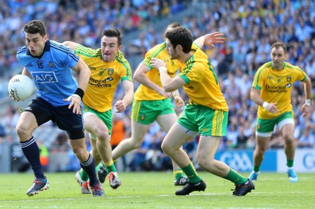 Bernard Brogan under pressure