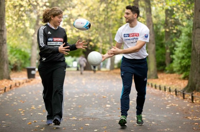 Jenny Murphy with Bernard Brogan 8/10/2014