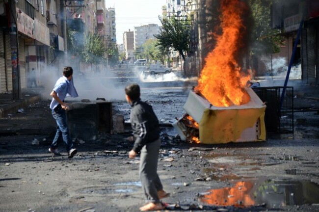 Turkey Europe Kurdish Protests