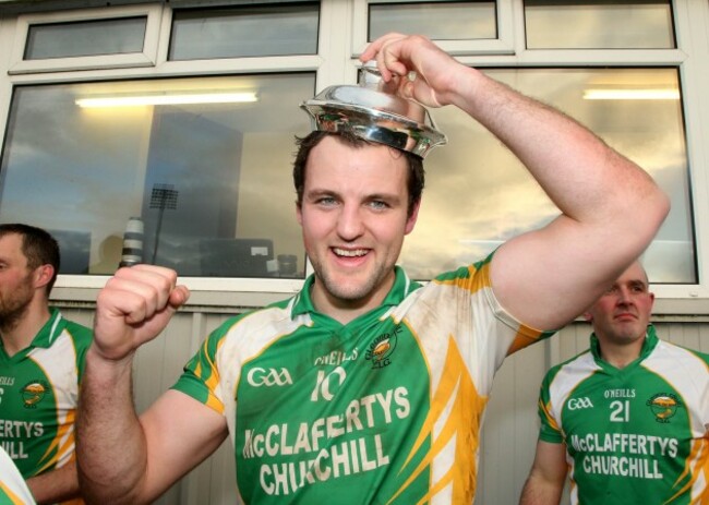 Michael Murphy celebrates after the game 20/10/2013