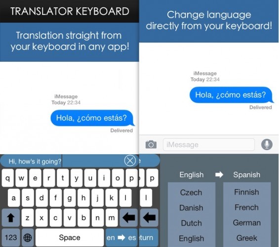Translating keyboard