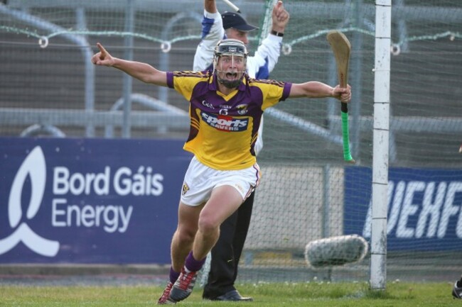 Conor McDonald celebrates a goal in extra time