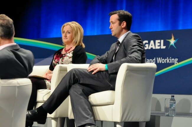 Áine Collins TD and Senator Michael D'Arcy at Ard Fheis 2012