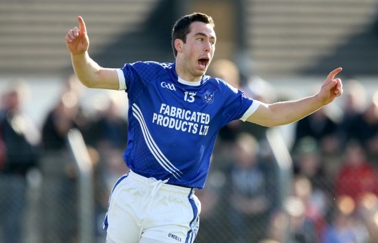 Conor McGrath celebrates scoring his side's first goal