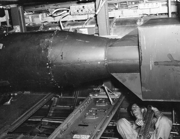 These declassified photos show the final preparations of the nuclear