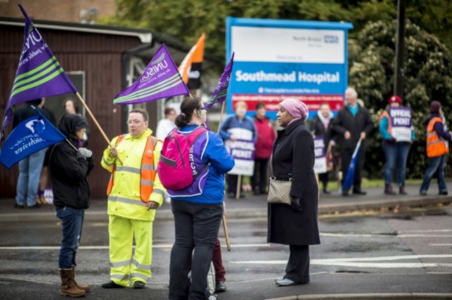 Health workers strike