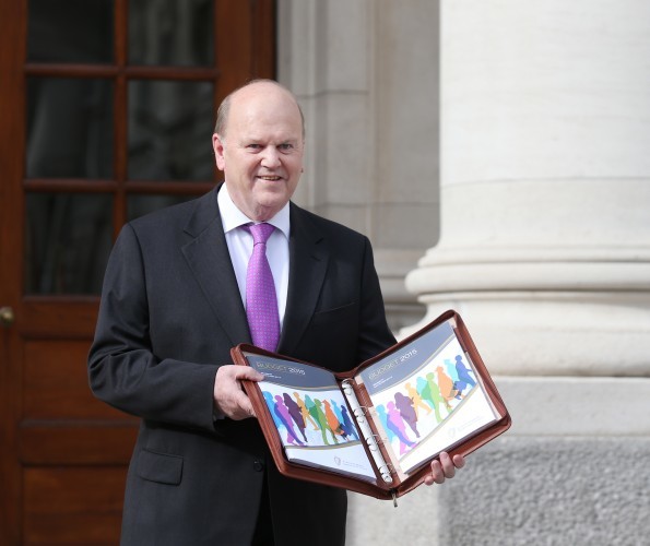 Minister for Finance Michael Noonan arr
