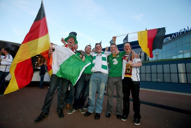 Republic of Ireland and Germany supporters 14/10/2014
