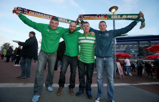 Republic of Ireland supporters 14/10/2014