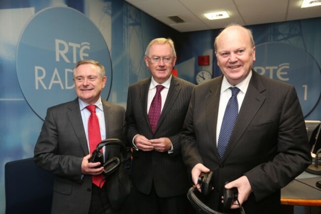 RTE 1 - Sean O'Rourke. Pictured (LtoR)