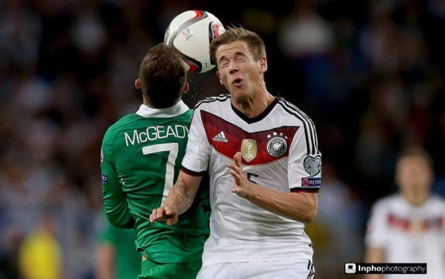 Aiden McGeady and Erik Durm