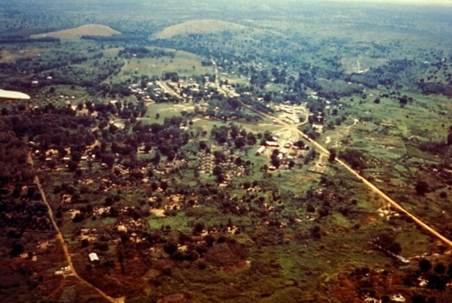 skyview of town