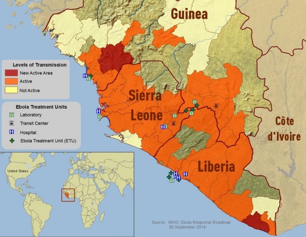 another map ebola