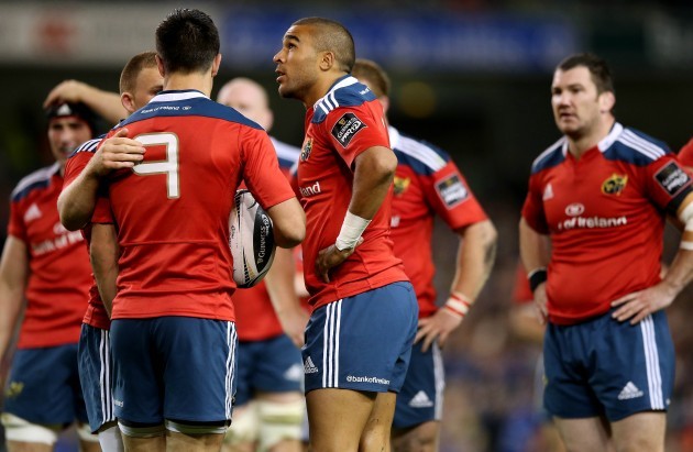 Andrew Conway, Conor Murray and Simon Zebo