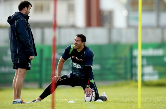 Jim Molony and Mils Muliaina