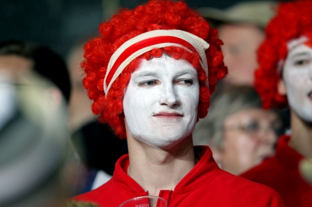 Ulster fans at the game