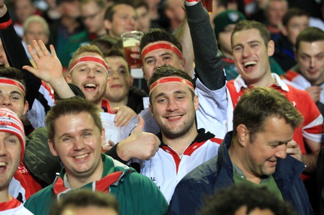 Ulster supporters before the game