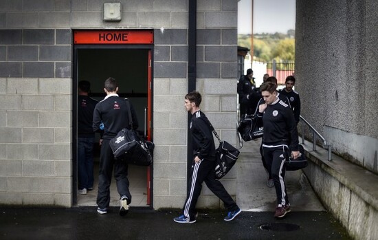 The Kilcoo team arrive