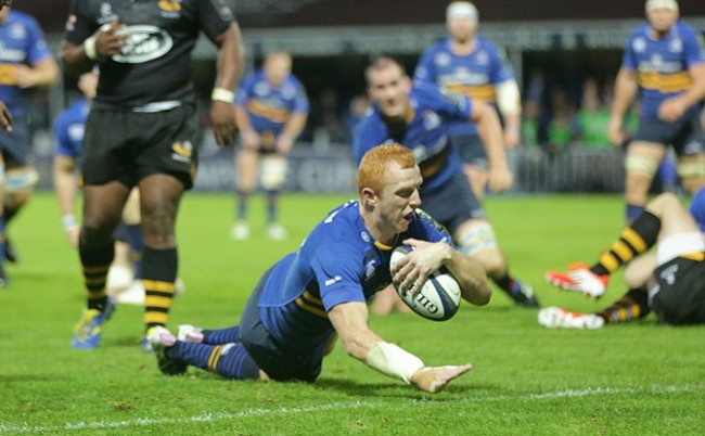 Darragh Fanning scores a try