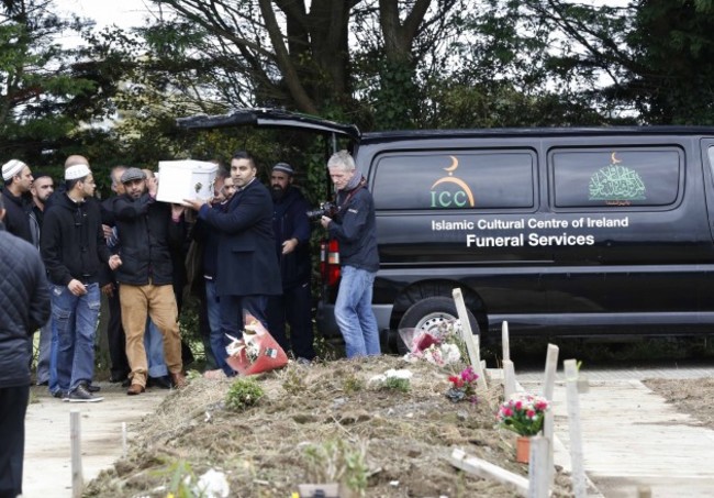 Hassan Khan funeral in Clonskeagh Mosq