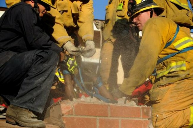 Woman In Chimney