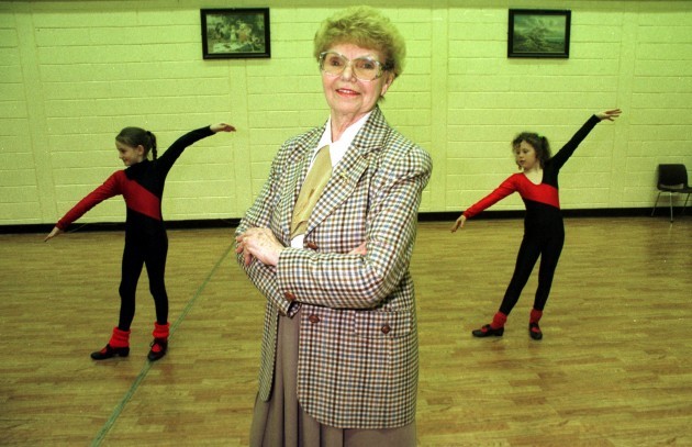 File Photo Irish theatre legend Billie Barry who founded the stage school of the same name in 1964 has died