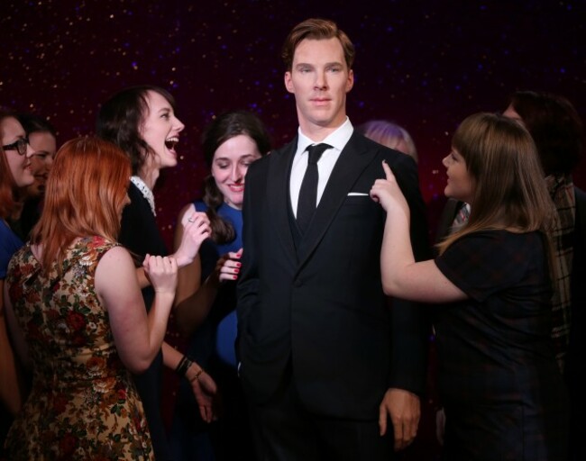 Britain Benedict Cumberbatch Wax Figure Unveiling