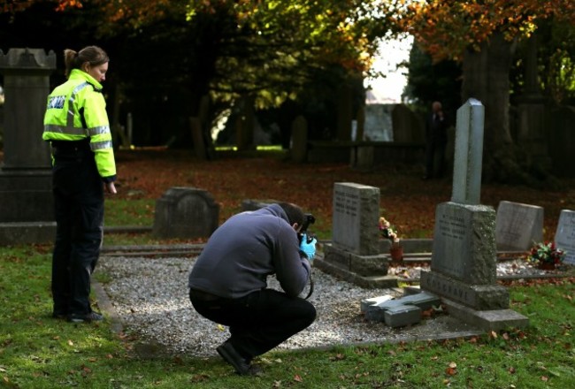 William T Cosgrave grave damaged