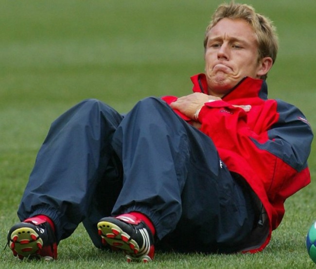 Jonny Wilkinson Training at the Telstra Stadium