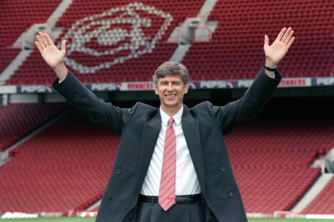 Soccer - Arsenal New Manager - Arsene Wenger - Highbury Stadium