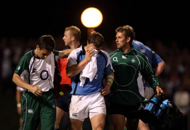 Gary O'Driscoll and Cameron Steele with Brian O'Driscoll 16/8/2007