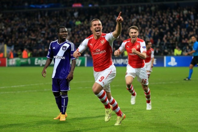 Soccer - UEFA Champions League - Group D - RSC Anderlecht v Arsenal - Constant Vanden Stock Stadium