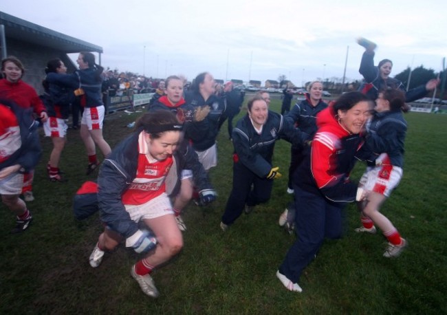 Donaghmoyne players celebrate