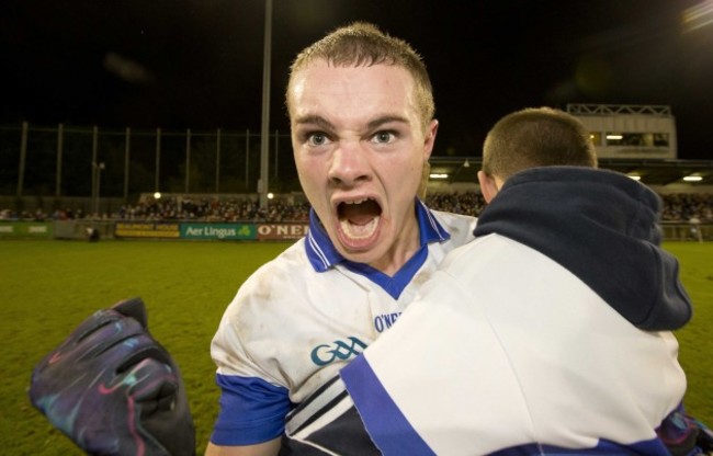 Gavin Burke celebrates