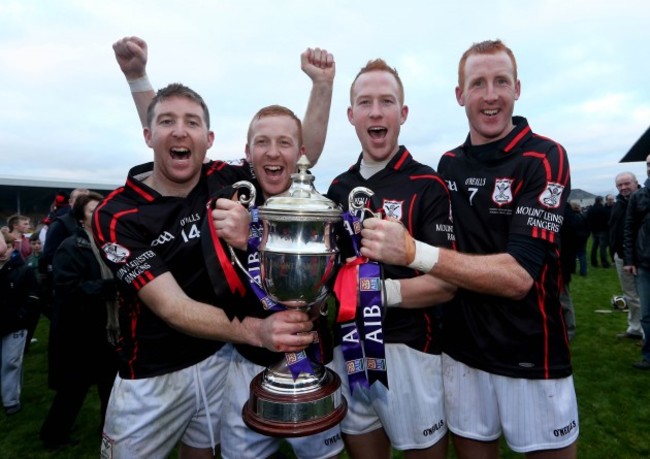 Brothers' John Coady, Richard Coady, Paul Coady and Edward Coady celebrate