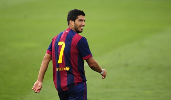 Spain Soccer Friendly Suarez