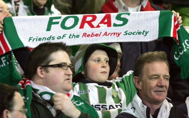 Cork City Foras Co-op fans