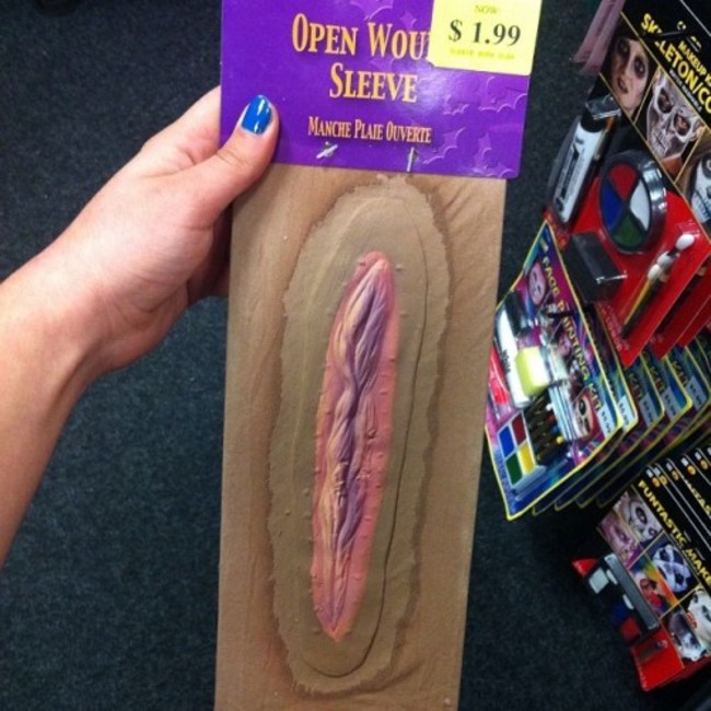 So I was Halloween shopping and..... I'm pretty sure nobody wants to be a spoopy vagina.