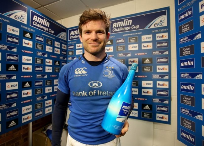 Gordon D'Arcy wins the Amlin Challenge Cup