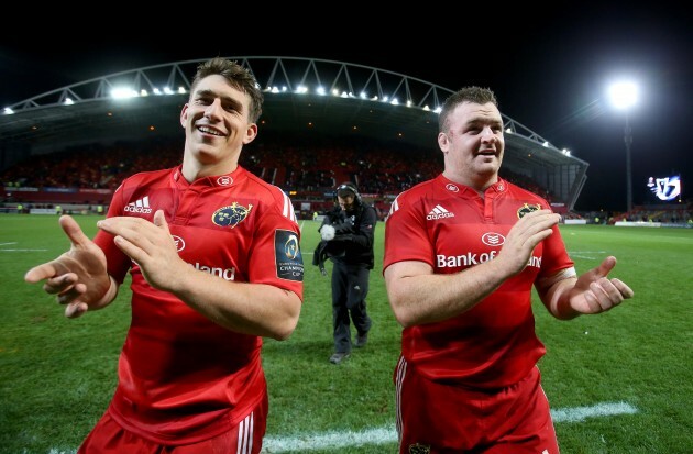 Ian Keatley and Dave Kilcoyne