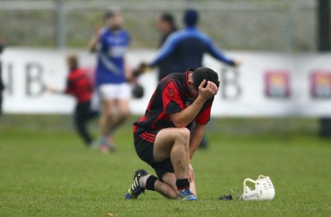 JJ Hutchinson is dejected at full time