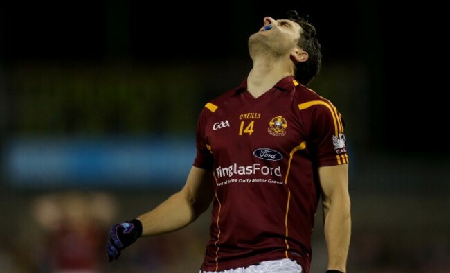 Bernard Brogan reacts to a missed chance late in the game
