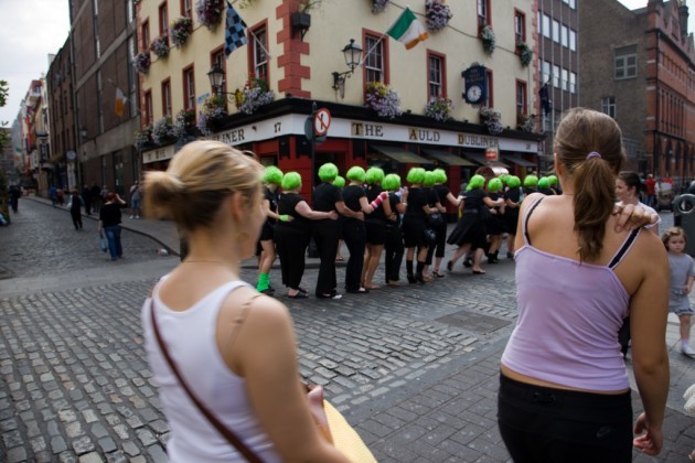 HEN PARTY IN TEMPLE BAR