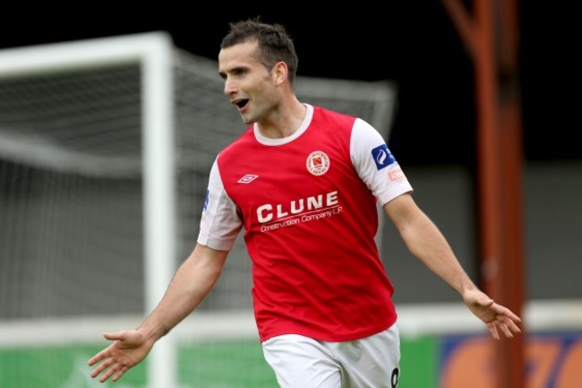 Christy Fagan celebrates scoring