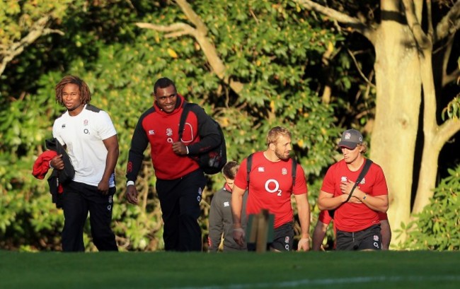 Rugby Union - England Training Session - Pennyhill Park